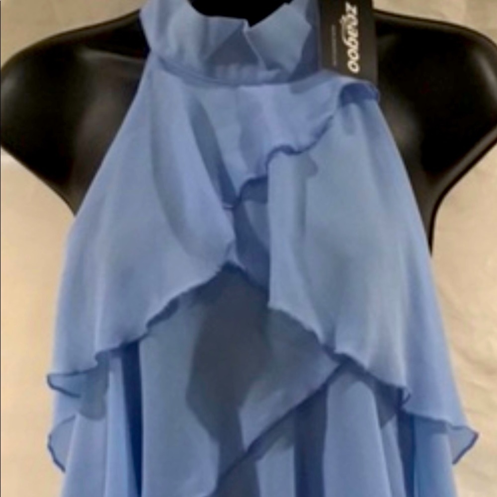 Sleeveless Top With Ruffles
